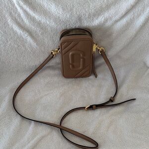 Marc Jacobs Tan Leather Crossbody Bag